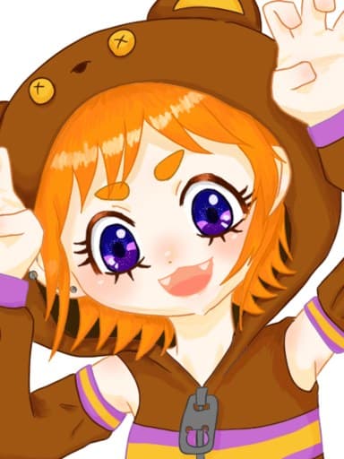 Vライバーのアバター例(2Dイラスト)